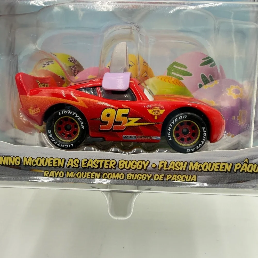 Disney Pixar Cars Lightning McQueen As Easter Buggy Diecast